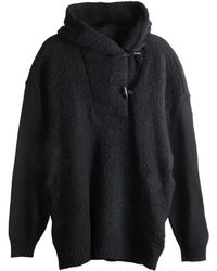 Y's Yohji Yamamoto - Hooded toggle-fastening Sweater - Lyst