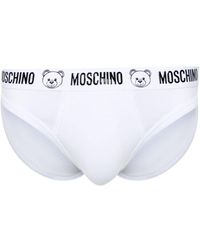 Moschino - Slip con banda logo - Lyst