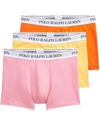 Polo Ralph Lauren - Set de tres bóxeres con logo - Lyst