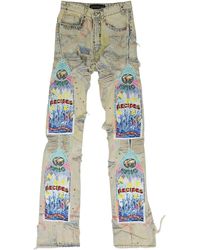 Who Decides War - Distressed-Effect Jeans - Lyst