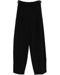 Patrizia Pepe - Strap Wide Trousers - Lyst