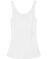 Elisabetta Franchi - Wool Blend Tank Top - Lyst