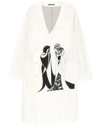 Yohji Yamamoto - Graphic-Printed Coat - Lyst