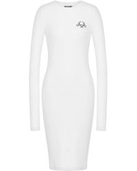 Moschino - Logo-Print Mini Dress - Lyst