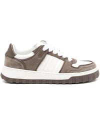 Ami Paris - Baskets En Cuir À Logo Embossé - Lyst