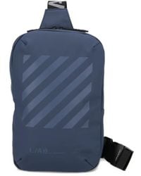 LuxeSupply - Diagonals Industrial Sling Backpack - Lyst