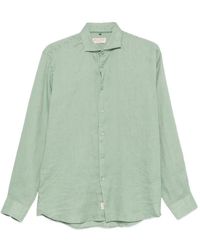Impure - Spread-Collar Long-Sleeve Shirt - Lyst