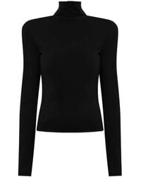 DSquared² - Shoulder-Pad Turtleneck Top - Lyst
