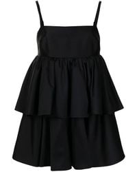 Macgraw - Robe Courte Conversation À Volants Superposés - Lyst