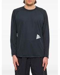 and wander - T-Shirt Mit Logo-Print - Lyst