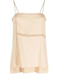 Chloé - Hemd Met Afwerking Van Kant - Lyst