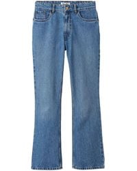 Celine - Jane Flared Jeans in Dark Union Wash Denim - Blue - Size : 29 - for Women