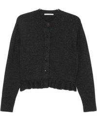 Cecilie Bahnsen - Ruffled Floral-Button Cardigan - Lyst