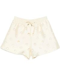 Sandro - Rhinestone-Embellished Cut-Out Shorts - Lyst