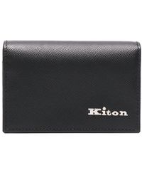 Kiton - Logo-lettering Wallet - Lyst
