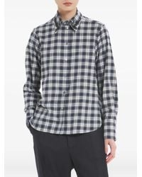 Barena - Camicia A Quadri Con Colletto Decorato - Lyst