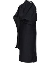 Rohe - Open-Back Draped Midi Dress - Lyst