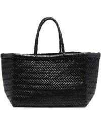 Dragon Diffusion - Triple Jump Small Woven Leather Tote - Lyst