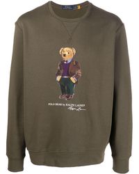 Polo Ralph Lauren - Felpa Polo Bear - Lyst