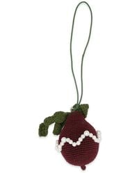 Gohar World - Crochet Beaded Beet Bag Charm - Lyst