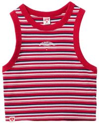 AAPE BY A BATHING AP - Striped Crop Top - Lyst
