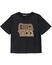 Bimba Y Lola - Logo-Embroidered T-Shirt - Lyst