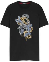 Versace - Lunar New Year Embroidered T-Shirt - Lyst