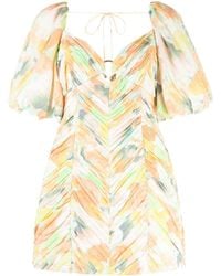 Acler - Matthew Watercolour-print Minidress - Lyst