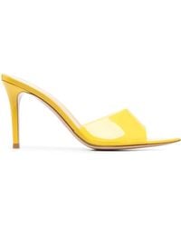 Gianvito Rossi - Elle Transparent-Strap Sandals - Lyst