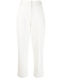 Margaret Howell - High-waisted Tapered Trousers - Lyst