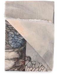 Faliero Sarti - Patterned Fringed Scarf - Lyst