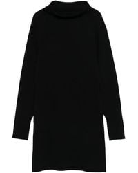 P.A.R.O.S.H. - High-Neck Long-Sleeve Dress - Lyst
