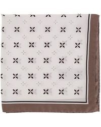 BOSS - One Silk Pocket-Square With Printed-Pattern - Lyst
