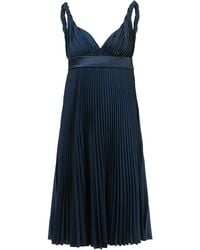 Burberry - Empire-line Pleated Dress - Lyst