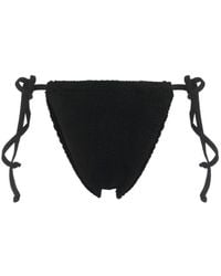 Bondeye - Tie-fastening Seersucker Bikini Bottom - Lyst