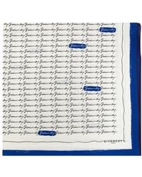 Givenchy - Logo-Pattern Silk Scarf - Lyst