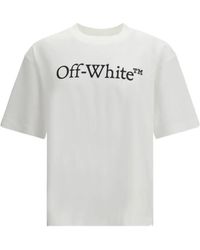 Off-White c/o Virgil Abloh - Big Bookish Skate Short-Sleeve T-Shirt - Lyst