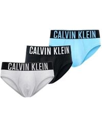 Calvin Klein - Logo-Waistband Cotton Briefs (Set Of Three) - Lyst
