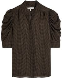 FRAME - Houndstooth-Pattern Shirt - Lyst
