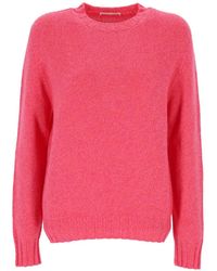 Oliver Lattughi - Ribbed-Trim Cashmere Sweater - Lyst