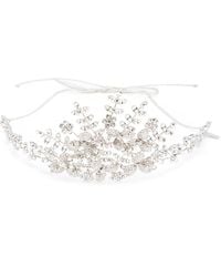 Jennifer Behr - Zonya Crystal-Embellished Tiara - Lyst