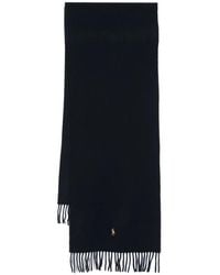 Polo Ralph Lauren - Polo Pony Fringe-Detailing Scarf - Lyst