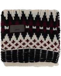 Akep - Cable-Knit Jacquard-Patterned Scarf - Lyst