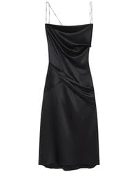 Givenchy - Satijnen Jurk Met Parels En Kristallen - Lyst