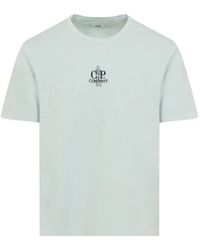 C.P. Company - 1020 Jersey Short Sleeve Embroidery T-Shirt - Lyst