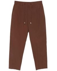 PT Torino - Pantalon À Taille À Lien De Resserrage - Lyst