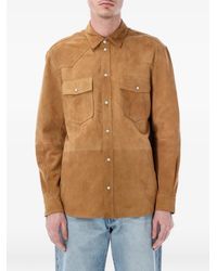 S.W.O.R.D - Pocket Leather Overshirt - Lyst