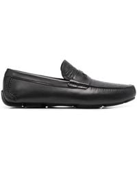 Ferragamo - Ferragamo Slip-On Leather Loafers - Lyst