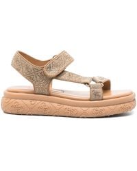 Guess - Crystal-Embellished Sandals - Lyst