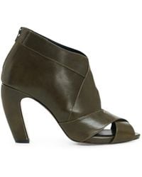 Essentiel Antwerp - Peep-Toe Block-Heel Heeled Sandals - Lyst